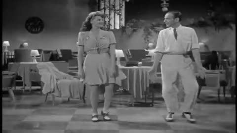 Fred Astaire and Rita Hayworth 1942 Dance to ELO Rock and Roll is King. Live 2014