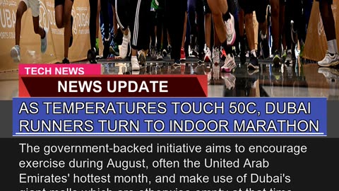 As Temperatures Touch 50c Dubai Runners Turn to I