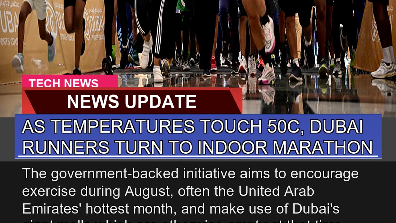 As Temperatures Touch 50c Dubai Runners Turn to I