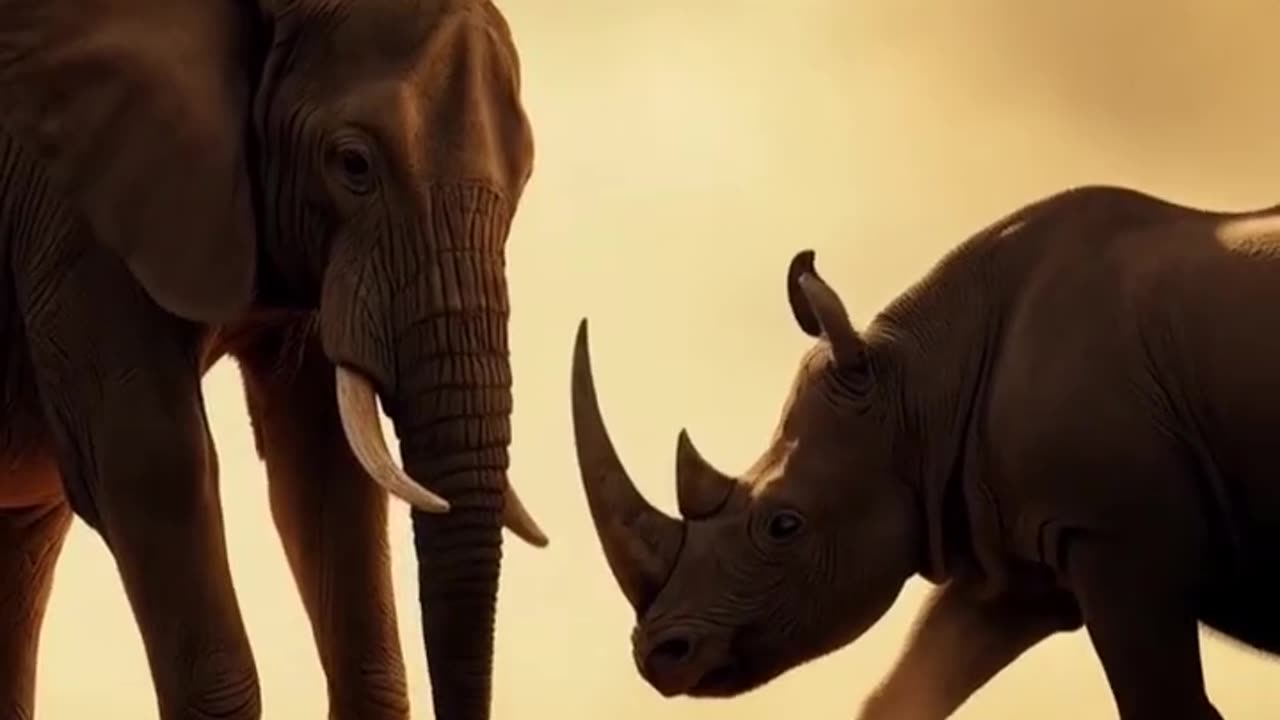 Battle of the Titans: Rhino vs. Elephant