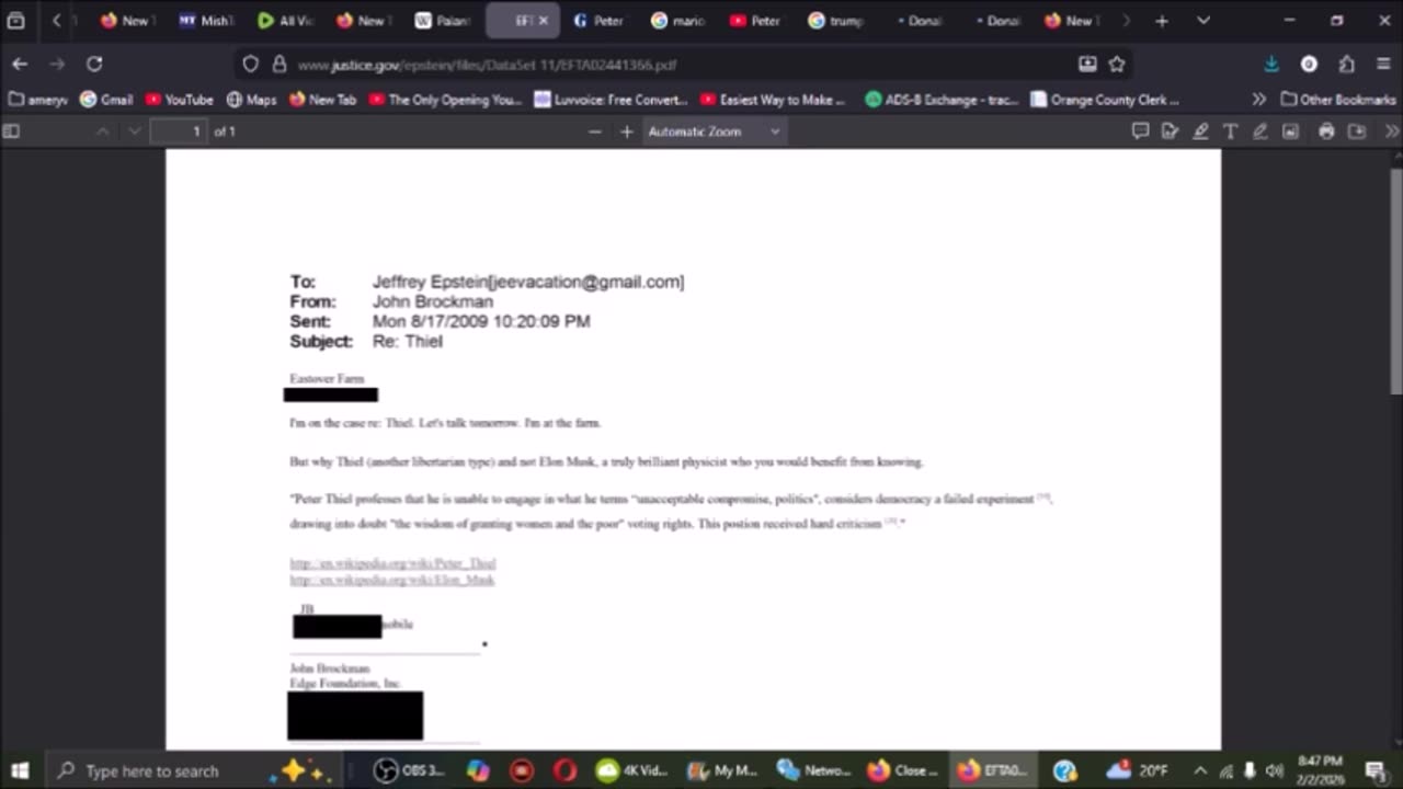 Peter Thiel Technocrat