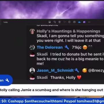 Holly sides with Skadi when Tami was going real life and doxxing her