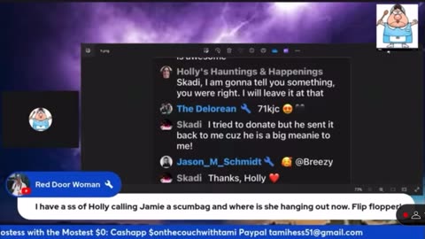 Holly sides with Skadi when Tami was going real life and doxxing her