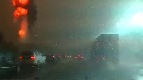 The lightning strike caused our power outages and traffic delays