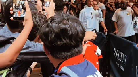 The closest time to Ronaldo #Messi #Ronaldo #Football Ronaldo's trip to China #Victory in Riyadh