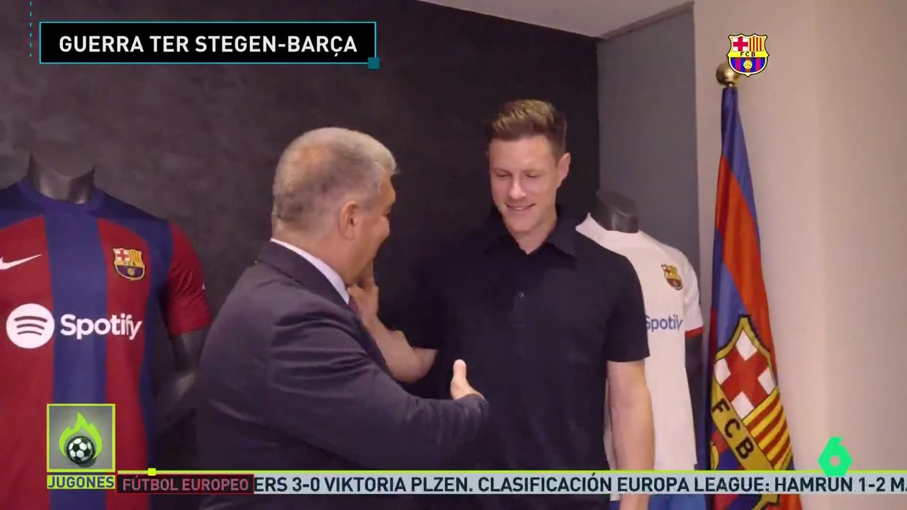 Ter Stegen finds allies in his dispute with Barcelona