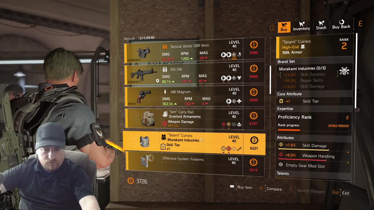 Division 2 materials farming.