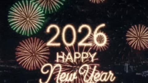 Happy New Year 2026 🥳🎉🎊🎆🎇🕛