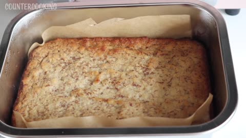 Making Almond Flour Banana Bread In A CWC Mini Toaster Oven