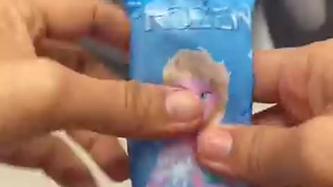 ❄️LET IT GO ❄️satisfying#this frozen blue icecream#elsa#short#