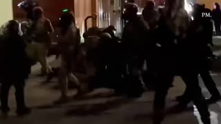 Federal Officals ARREST Antifa members at an ICE facility in Portland..