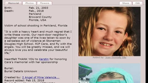 Stoneman High "Victim" Cara Loughran - ALIVE and WELL in IRELAND?