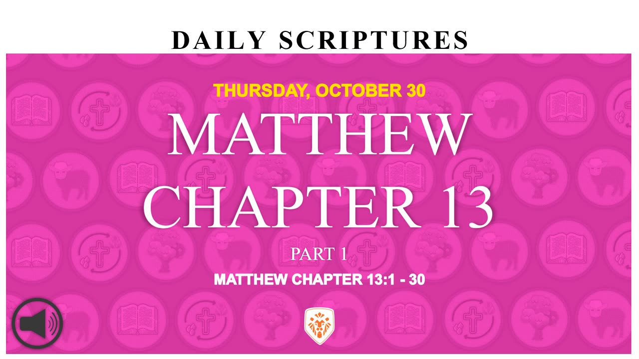 MATTHEW CHAPTER 13 PART 1