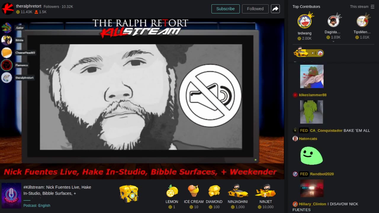 2019-11-08 - Nick Fuentes Live, Hake In-Studio, Bibble Surfaces, + Weekender