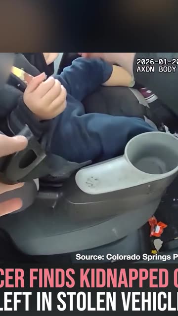 Officer Finds Kidnapped Child Left in Stolen Vehicle