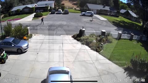 Surveillance Video of Person of Interest in Charlie Kirk Shooting