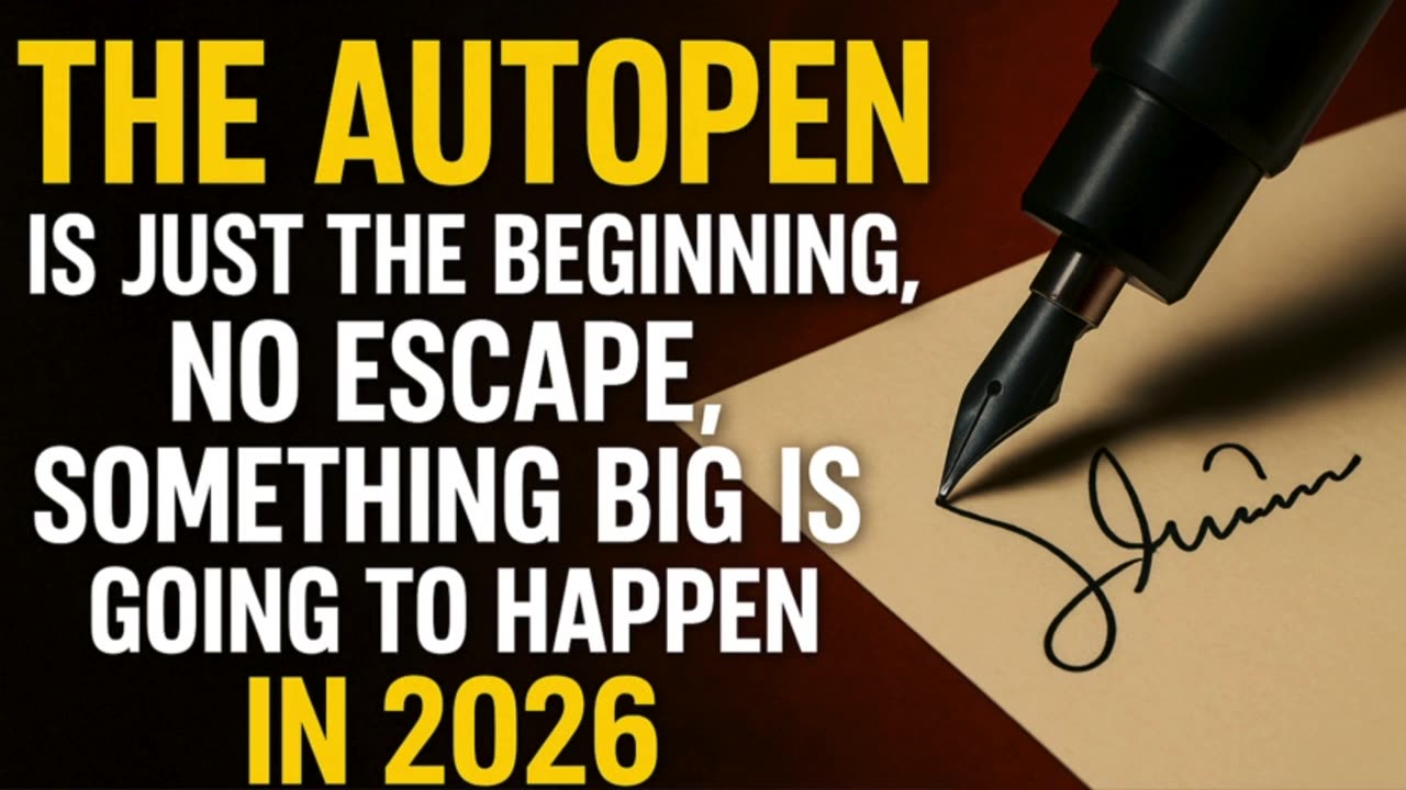 The 2026 EVENT 💥 The Autopen Was the Warning — The Real Storm Is Coming!