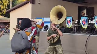 🎶🇺🇦 Ukraine Russia War | Ukrainian Military Band Performs "Smells Like Teen Spirit" in Odessa | RCF