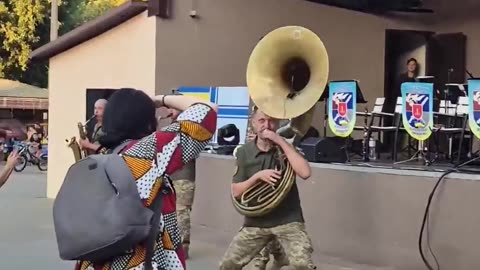 🎶🇺🇦 Ukraine Russia War | Ukrainian Military Band Performs "Smells Like Teen Spirit" in Odessa | RCF