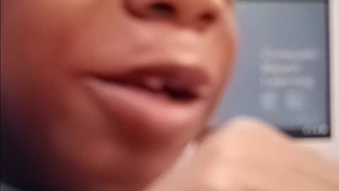 Lil fella enjoying the sauce on the job