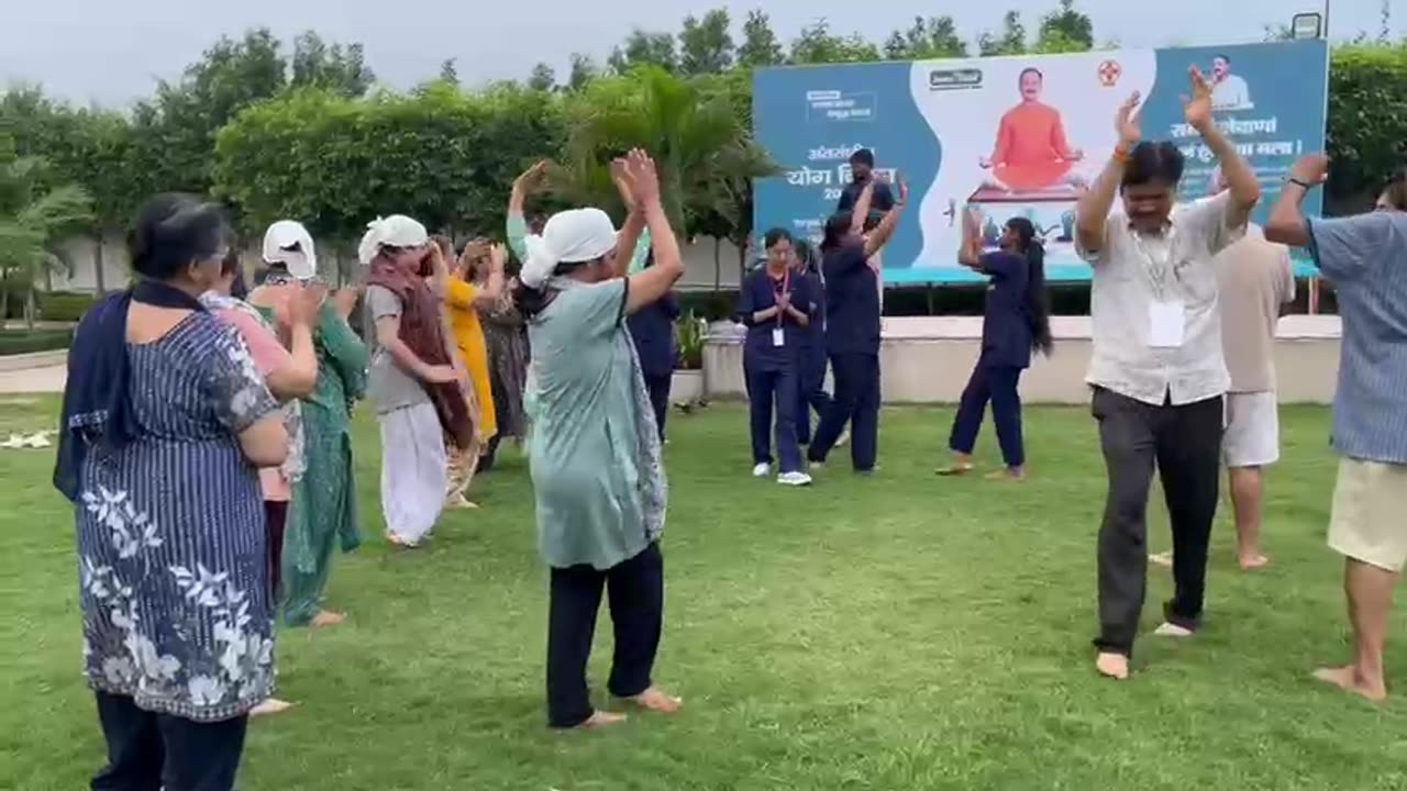 Morning Dance Activity for Patients at HiiMS Panchkula