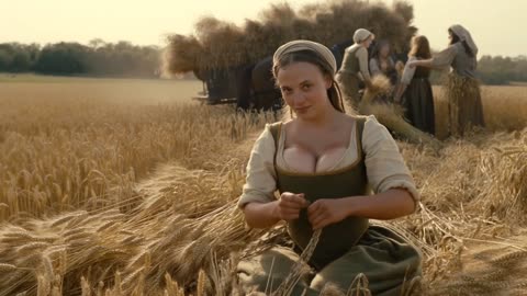 Dramatic Beautiful Ladies Old Ai Short Video
