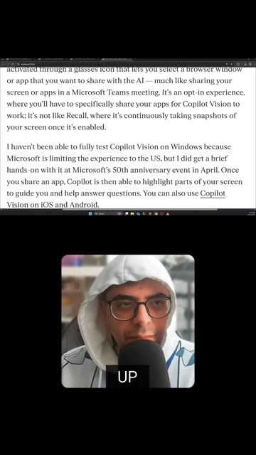 Microsoft's Copilot AI Can Now See Everything On Your Screen