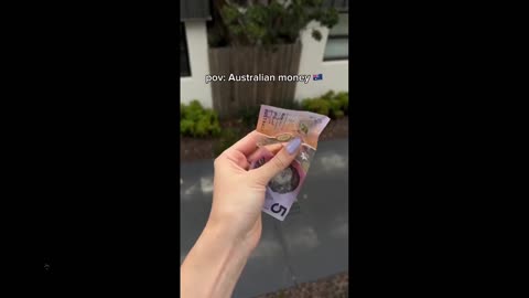 Did you know that you can't make Australian money wet or even wrinkle it?