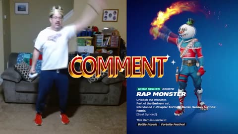 FFG Dance Fortnite Emotes Rap Monster