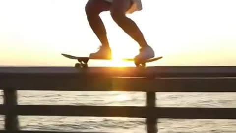 Skate girl epick trick