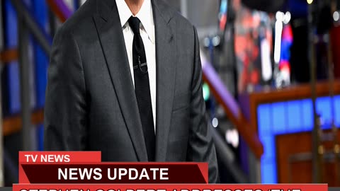 Stephen Colbert Addresses the Late Shows Financi