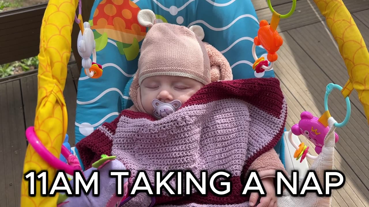 Day 116 with Baby Kayla: Adorable Smiles, Cozy Naps & Playtime Fun!