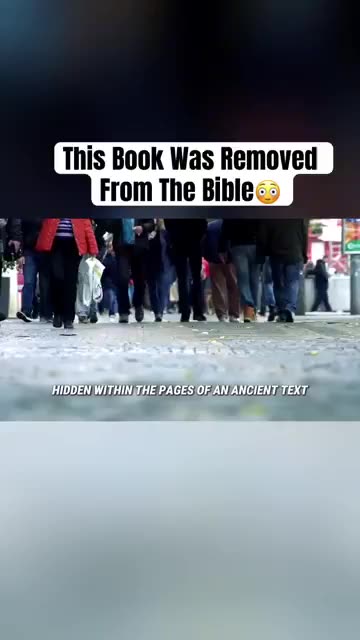 The Book Was Removed From The Bible