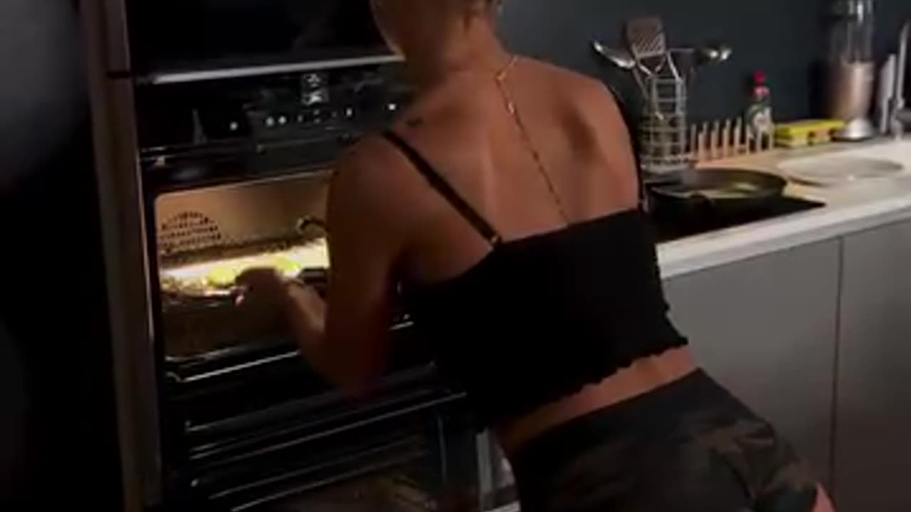 Getting that extra crunch for the steak sandwich