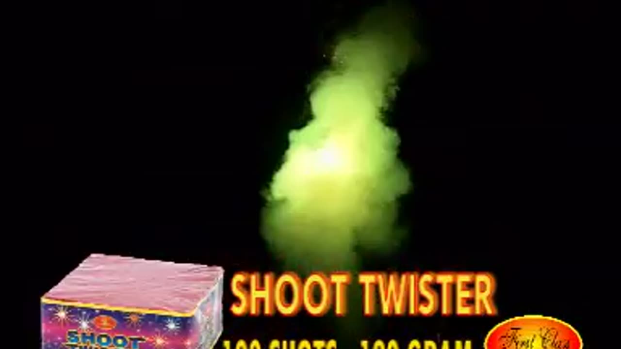 First Class - Shoot Twister - 100 Schots Fluit Vuurwerk Cake