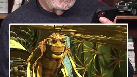 The grasshopper gets it —