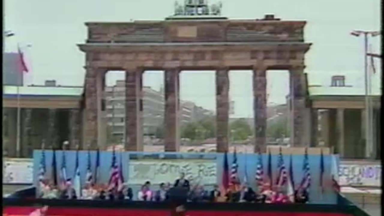 June 12, 1987 - President Reagan's Famous "Mr. Gorbachev, Tear Down This Wall"