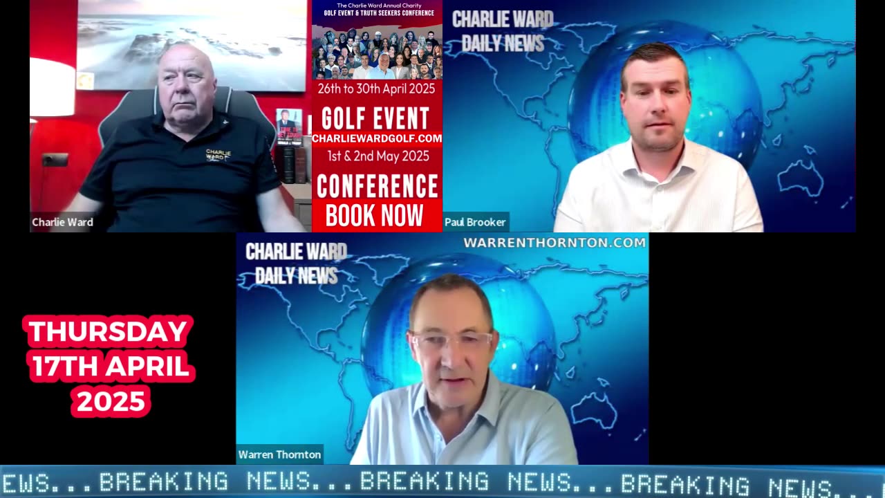 CHARLIE WARD DAILY NEWS THURSDAY 17TH APRIL 2025