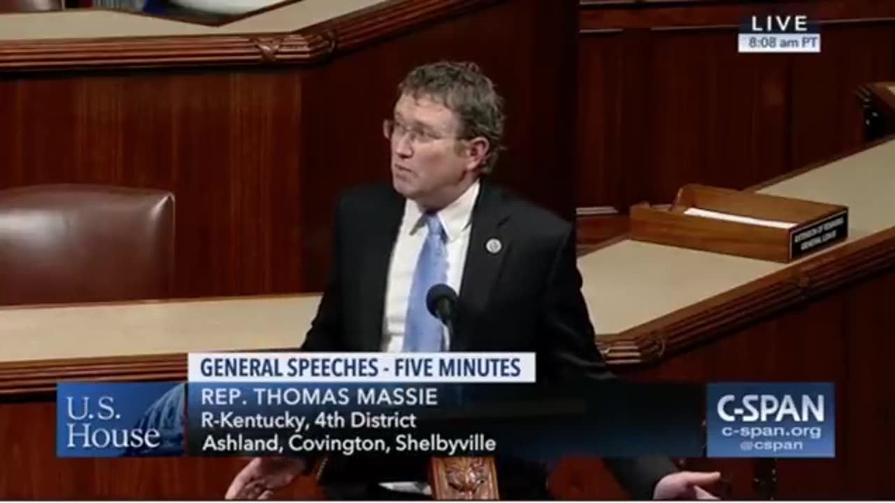 Congressman Thomas Massie Floor Speech on Yemen Resolution