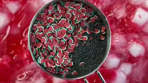 Make WATERMELON SLIME with me (satisfying) 🍉