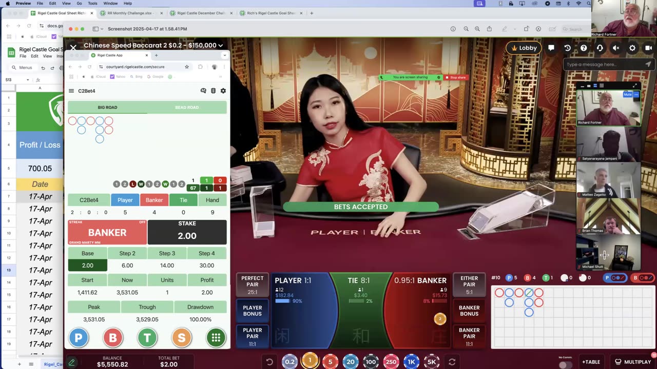 This video show what it's like to work an 8 hour day playing baccarat.