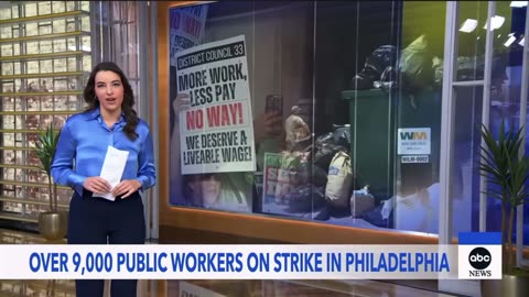 Day 6 of the Philadelphia trash strike / DC33 District Council 33 on strike since July 1st