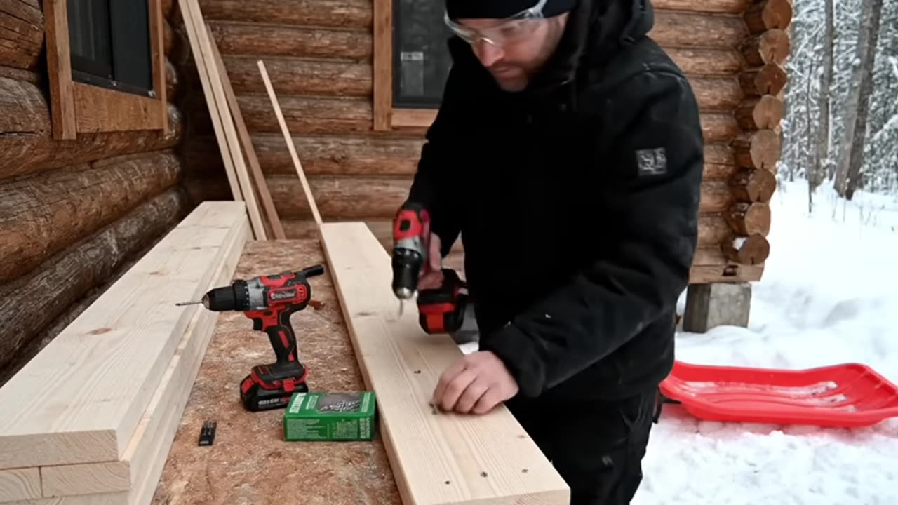 Surviving a Snowstorm at Our Off Grid Cabin
