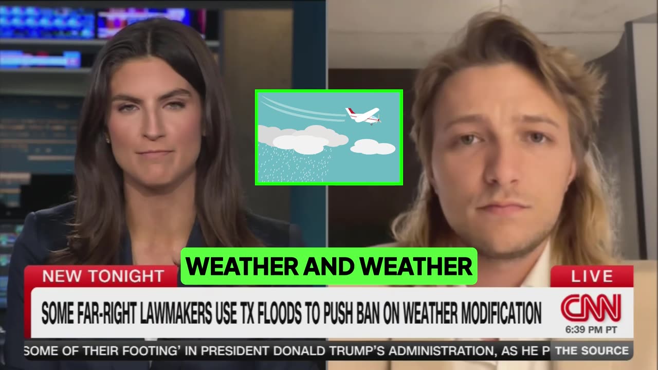 Kaitlan Collins tries to get a cloud seeding CEO to say weather modification is a conspiracy theory
