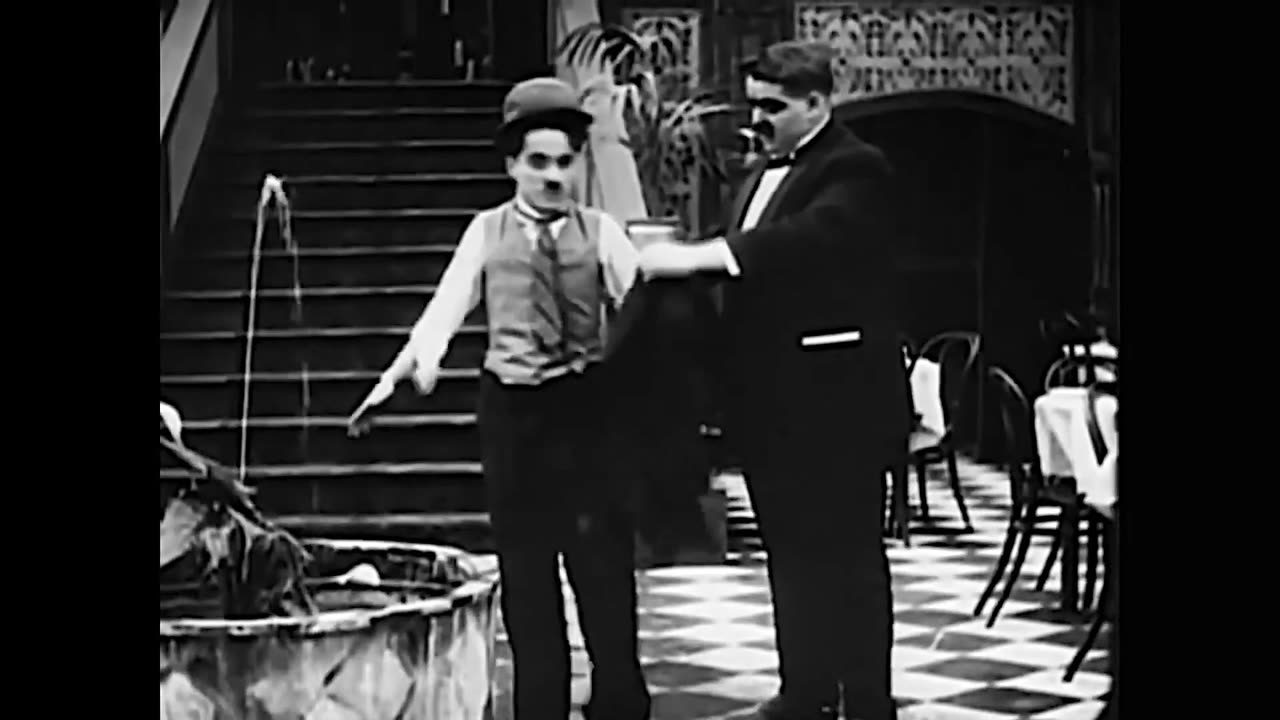 A Night Out (1915) Full movie | Charlie Chaplin's comedy