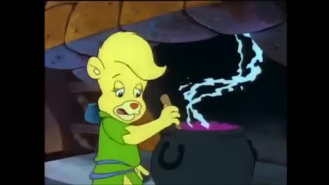 Gummi Bears: A Gummi's Work Is Never Done! Gruffi Spanked by a Broom