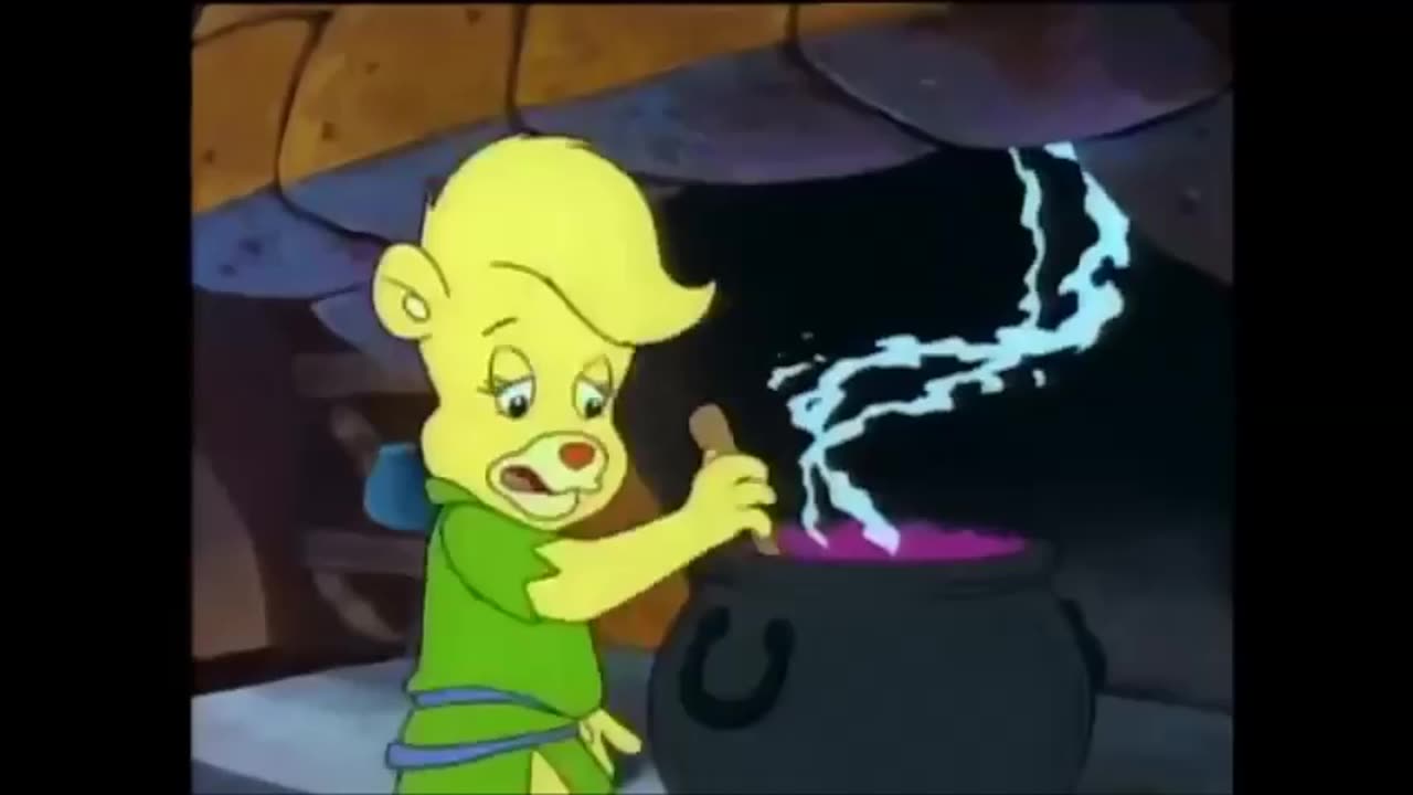 Gummi Bears: A Gummi's Work Is Never Done! Gruffi Spanked by a Broom