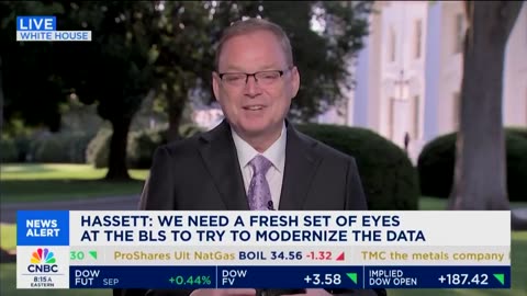 National Economic Council Director Kevin Hassett Logically Defends BLS Firing