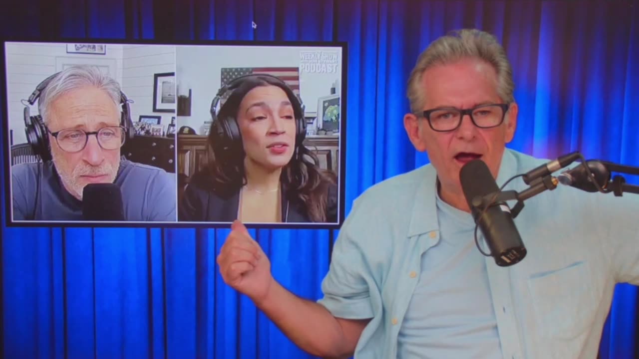 Jon Stewart and AOC talk about all the things they should've brought up against the Dems years ago