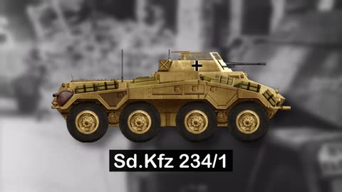 WWII German Heavy Armoured Cars